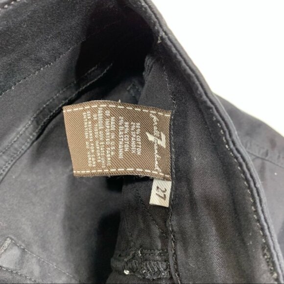 7 for all mankind zipper embellished skinny jeans - Picture 5 of 9